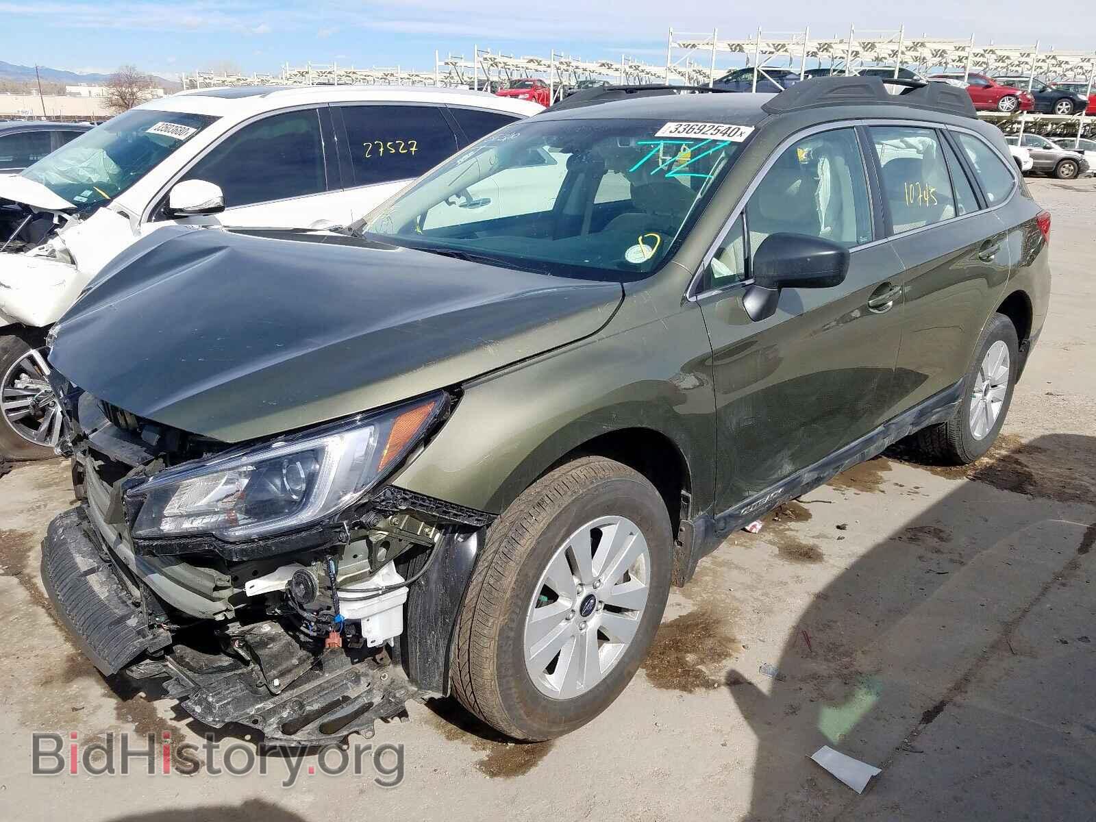 2019 SUBARU OUTBACK - VIN: 4S4BSABC0K3361015 - Фото 2