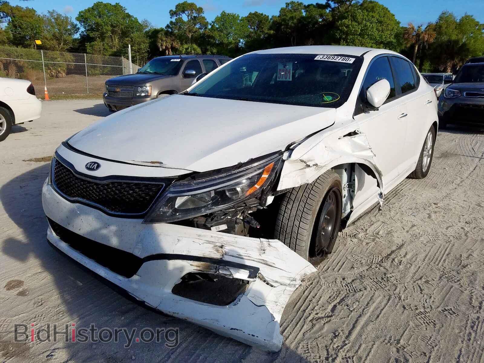 2015 KIA OPTIMA - VIN: 5XXGN4A75FG500343 - Photo 2