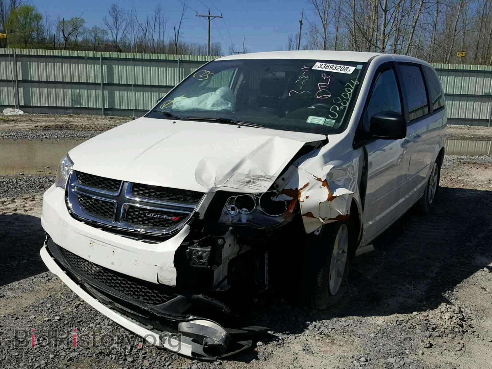 2013 DODGE CARAVAN - VIN: 2C4RDGBG6DR736192 - Фото 2