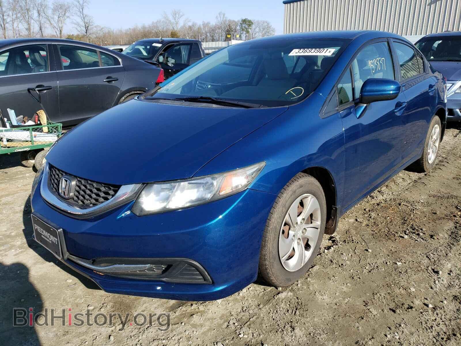 2014 HONDA CIVIC - VIN: 2HGFB2F58EH514119 - Фото 2