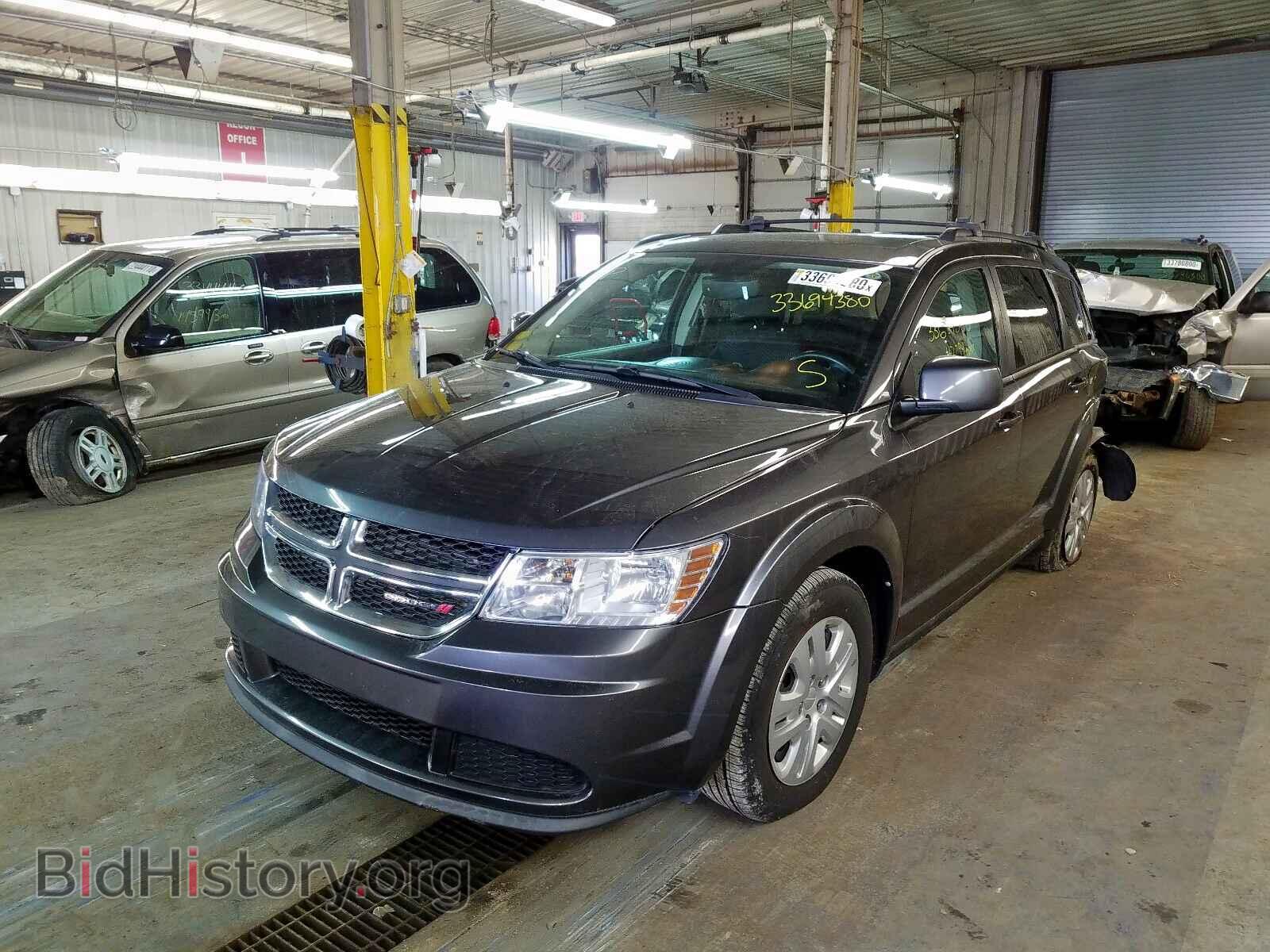 2014 DODGE JOURNEY - VIN: 3C4PDCAB3ET245468 - Фото 2
