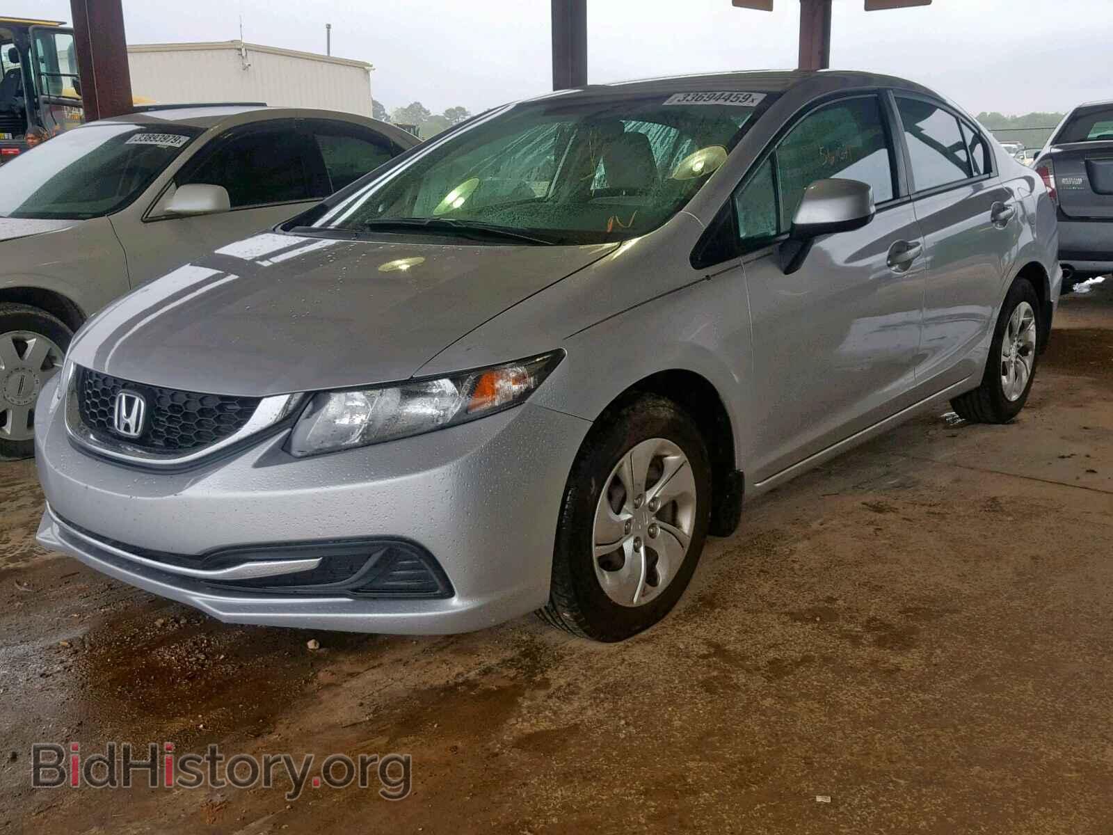 2013 HONDA CIVIC LX - VIN: 19XFB2F59DE067048 - Фото 2