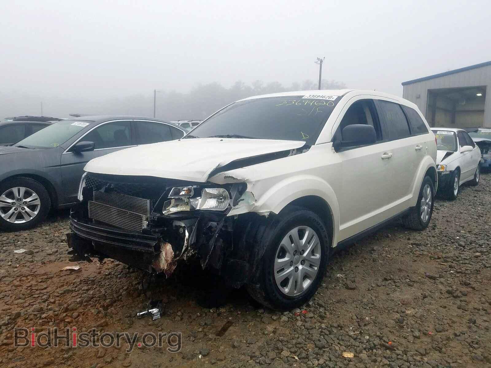 2014 DODGE JOURNEY - VIN: 3C4PDCAB2ET203552 - Фото 2