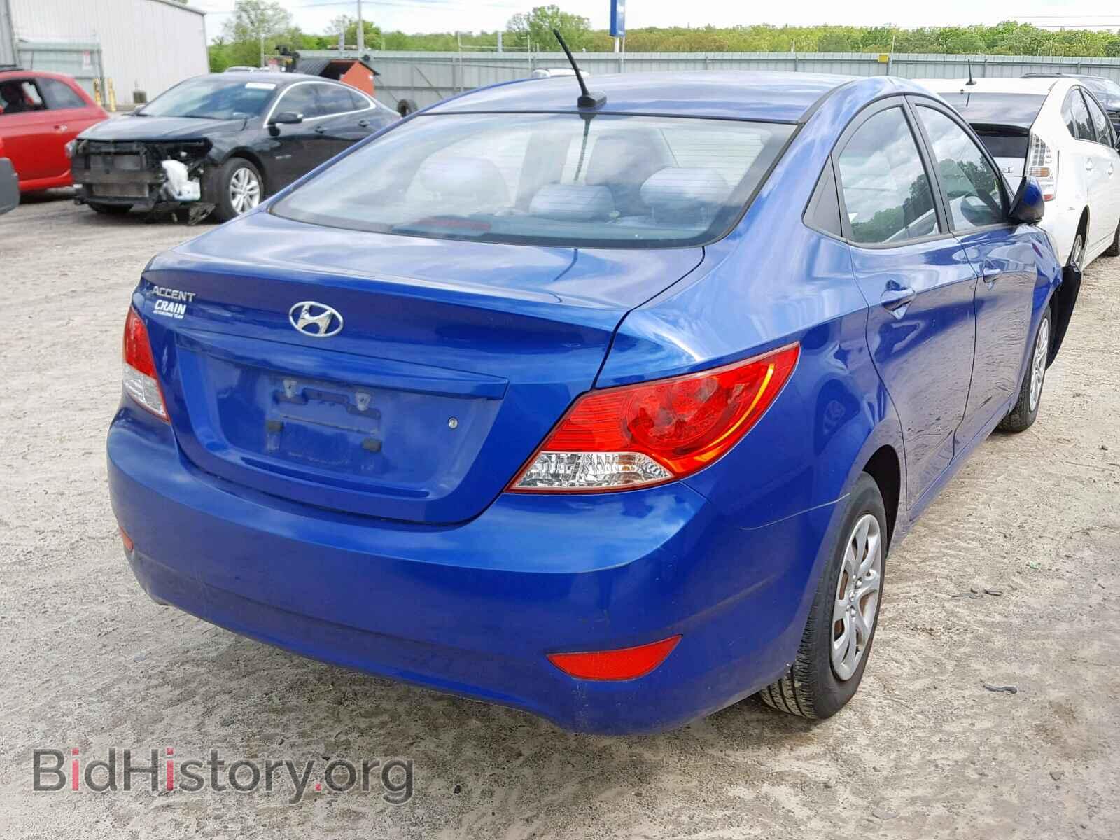 2012 HYUNDAI ACCENT - VIN: KMHCT4AE7CU161010 - Фото 4