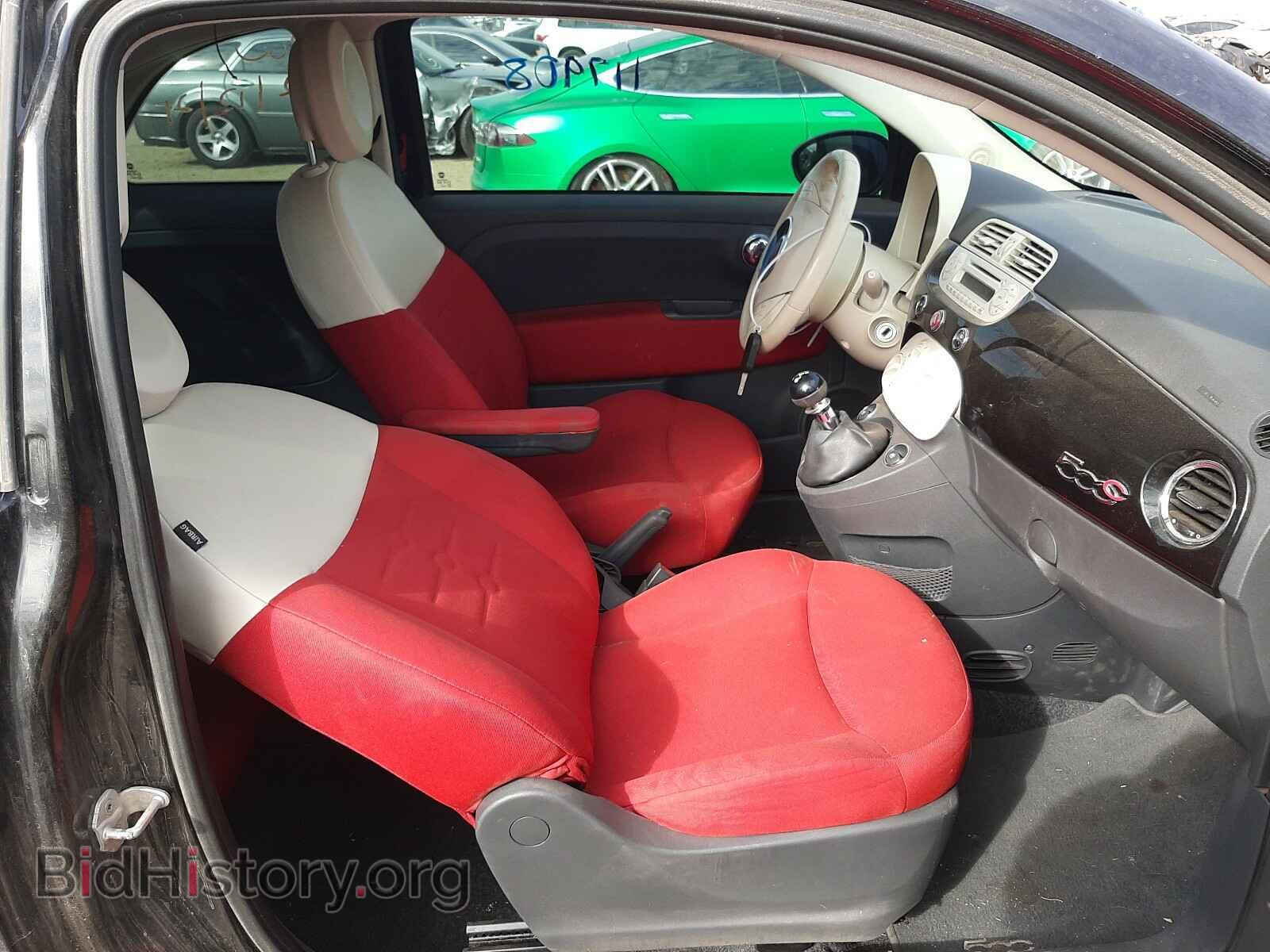 2012 FIAT 500 - VIN: 3C3CFFDR2CT310234 - Фото 5