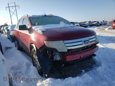 2009 Ford EDGE Edge SE, красный — VIN 2FMDK36C49BA54410, Copart