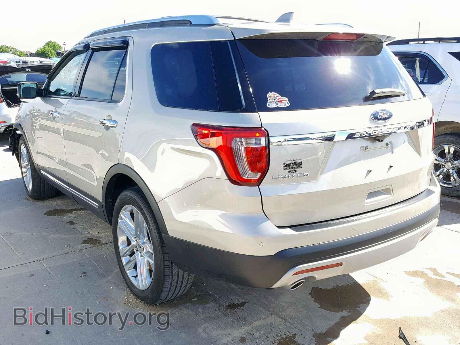 2017 FORD EXPLORER L - VIN: 1FM5K7F84HGD12018 - Фото 3