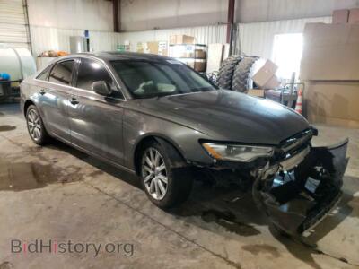 2013 Audi A6 A6 Premium, brown — VIN WAUGFAFC4DN087637, Copart