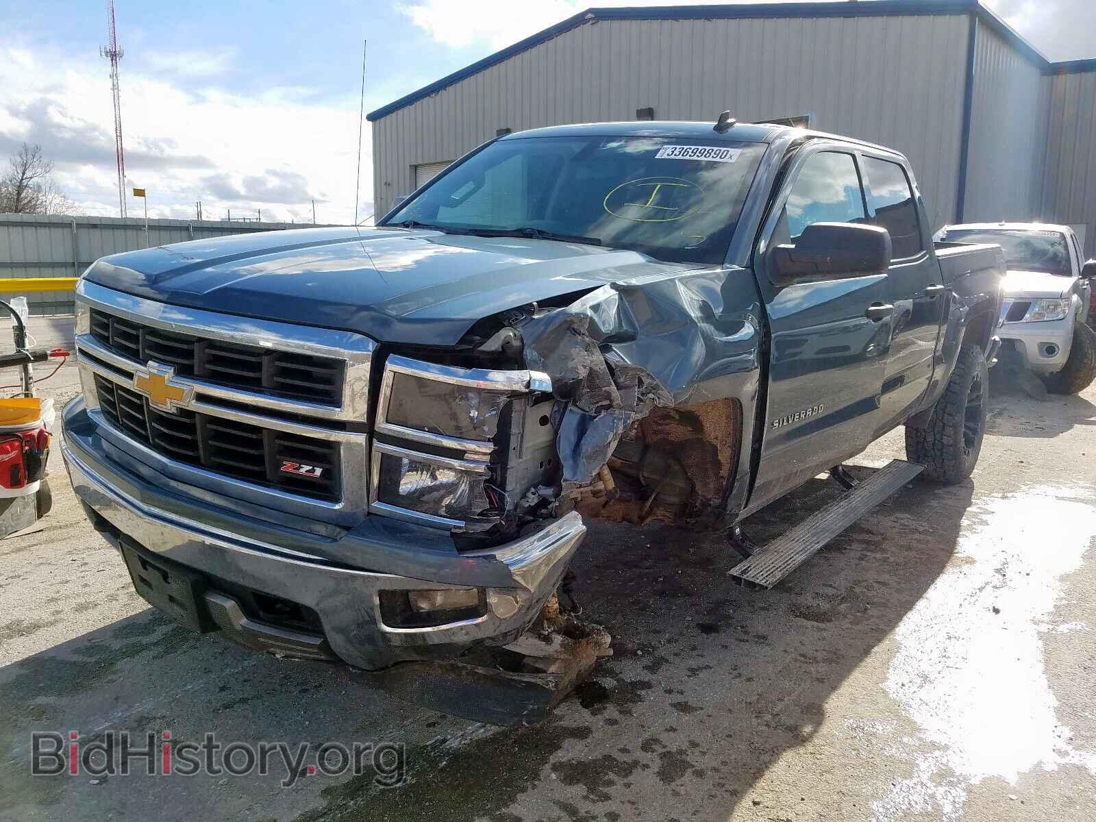 2014 CHEVROLET SILVERADO - VIN: 3GCUKREC4EG455357 - Фото 2