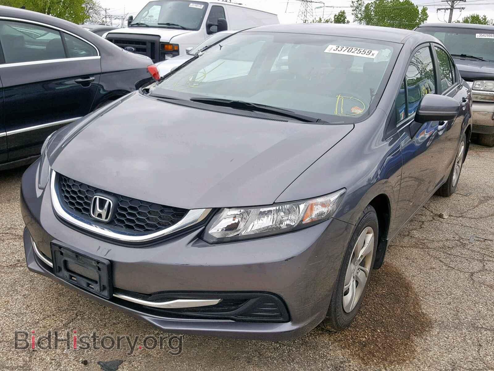 2014 HONDA CIVIC LX - VIN: 19XFB2E57EE001908 - Фото 2