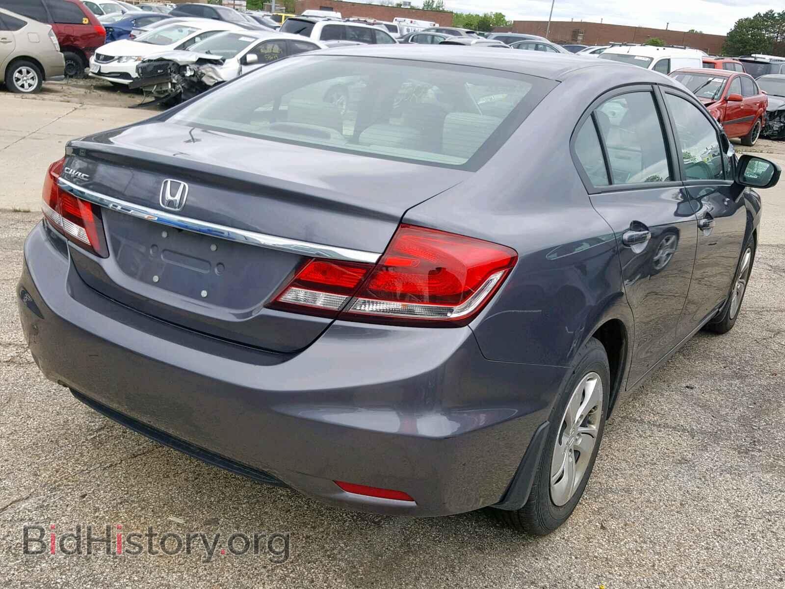 2014 HONDA CIVIC LX - VIN: 19XFB2E57EE001908 - Фото 4