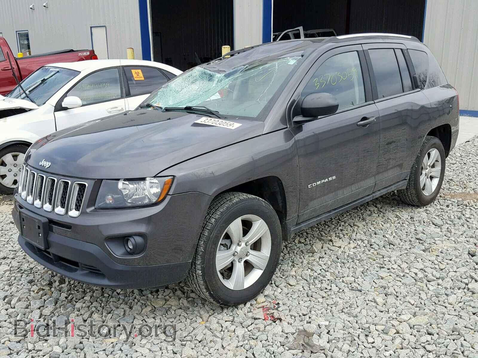 2014 JEEP COMPASS SP - VIN: 1C4NJDBBXED842580 - Фото 2