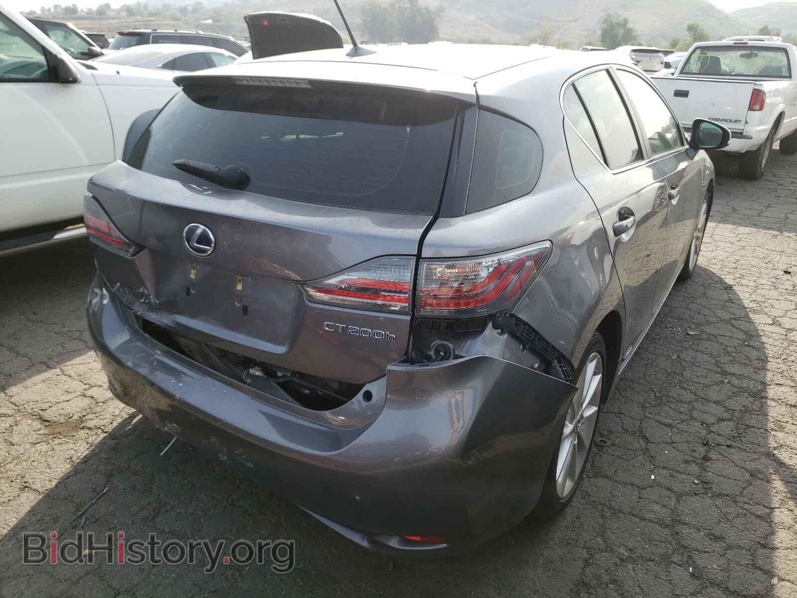 2013 LEXUS CT 200 - VIN: JTHKD5BH3D2162050 - Фото 4
