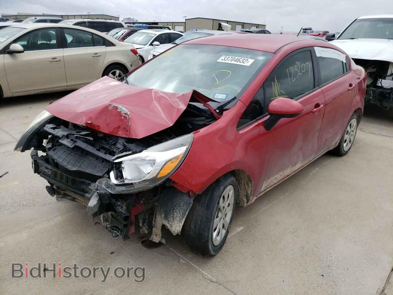 2015 KIA RIO - VIN: KNADM4A33F6502784 - Фото 2