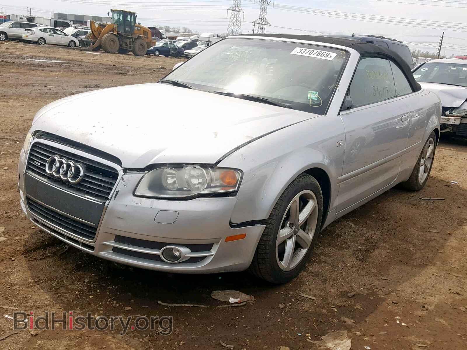 2007 AUDI A4 - VIN: WAUDH48H77K021323 - Фото 2