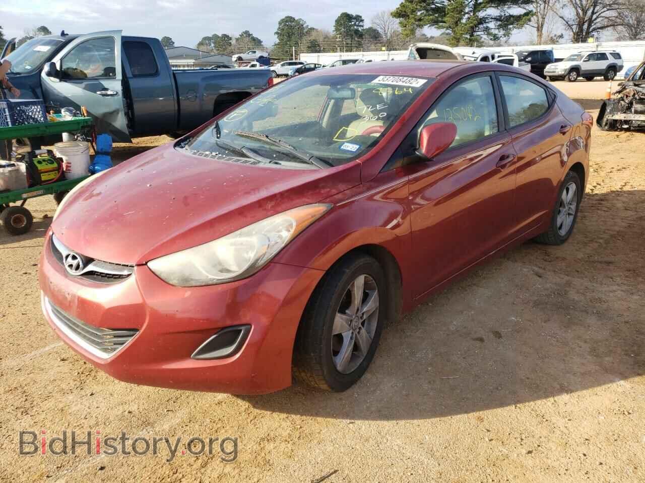 2011 HYUNDAI ELANTRA - VIN: KMHDH4AE2BU098564 - Фото 2