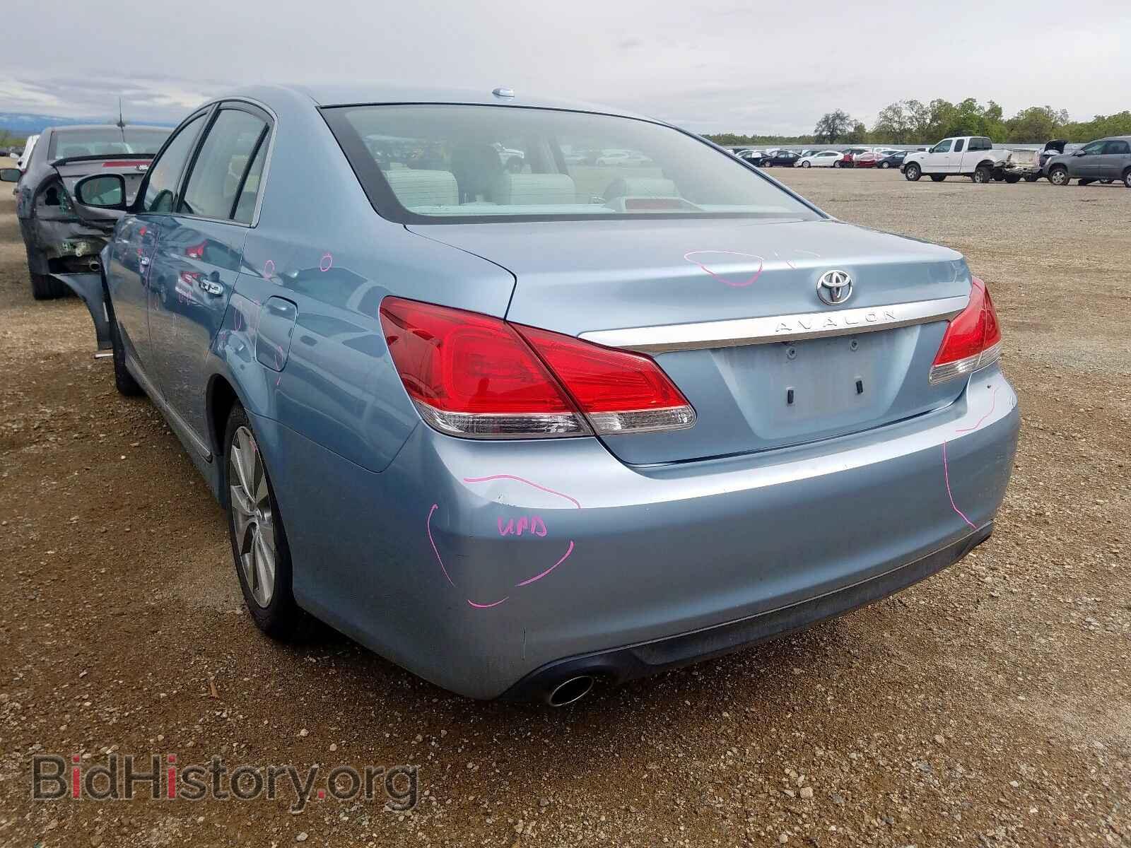 2011 TOYOTA AVALON - VIN: 4T1BK3DBXBU377135 - Фото 3