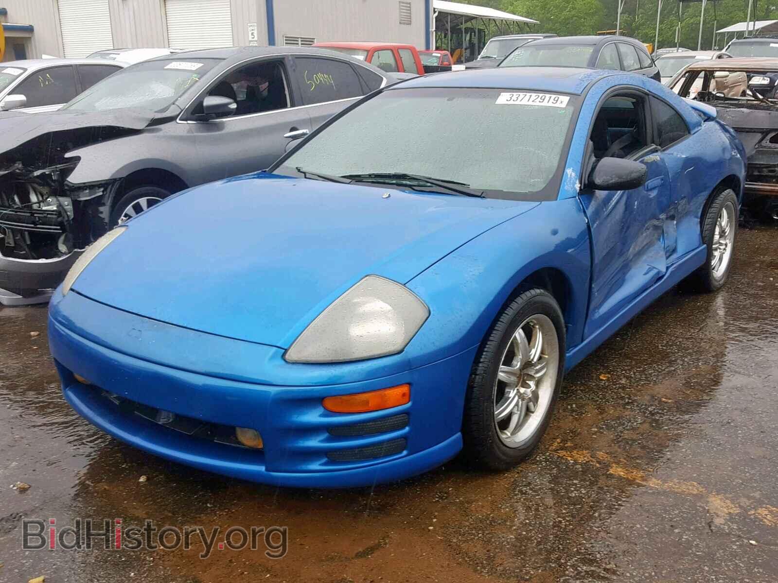 2002 MITSUBISHI ECLIPSE - VIN: 4A3AC84H22E096940 - Фото 2