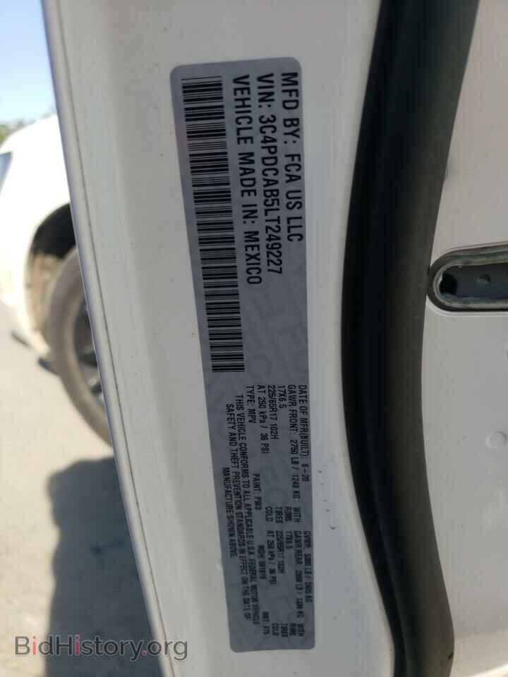 2020 DODGE JOURNEY - VIN: 3C4PDCAB5LT249227 - Фото 10