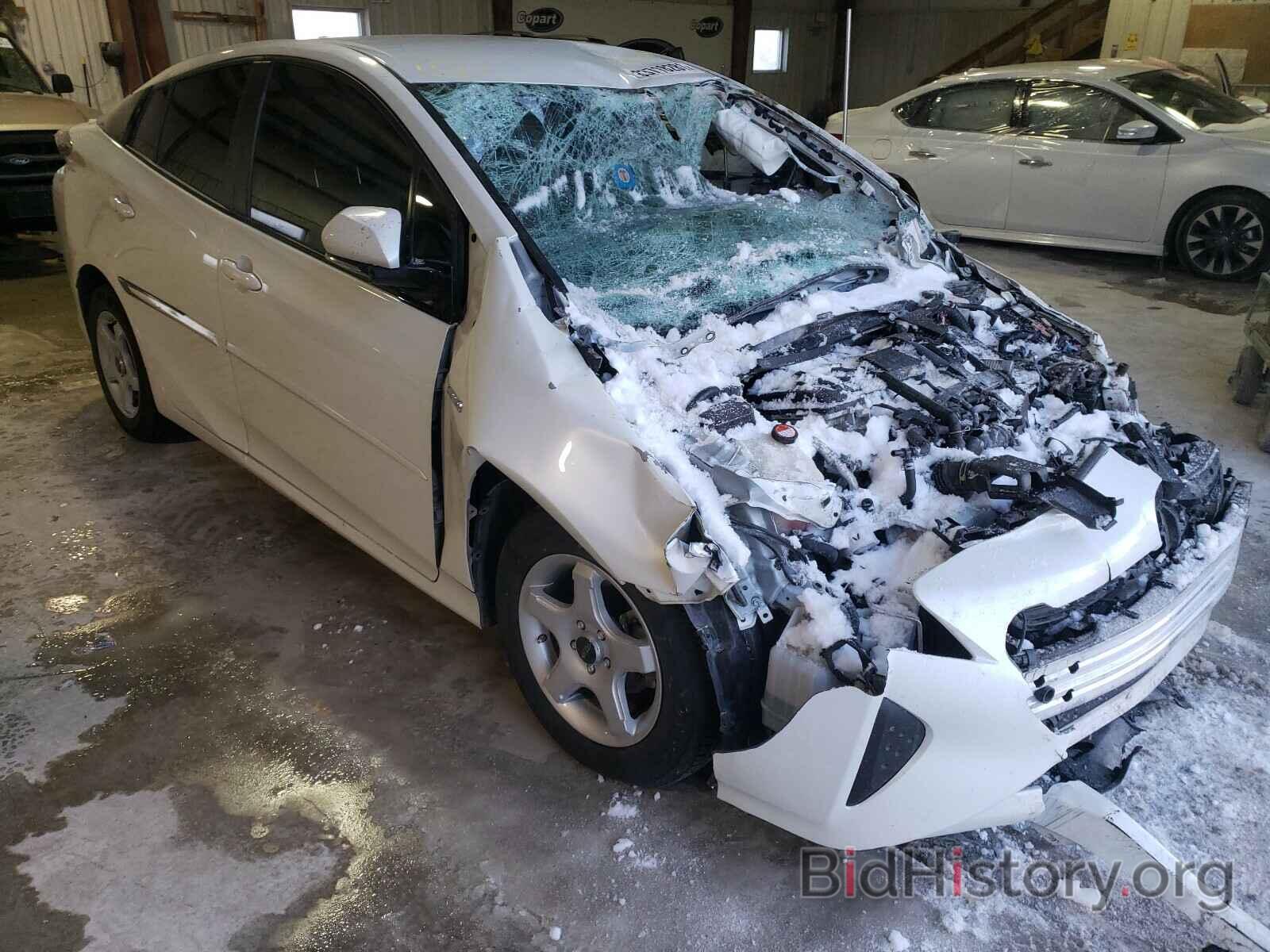 Photo JTDKARFU3G3015010 - TOYOTA PRIUS 2016