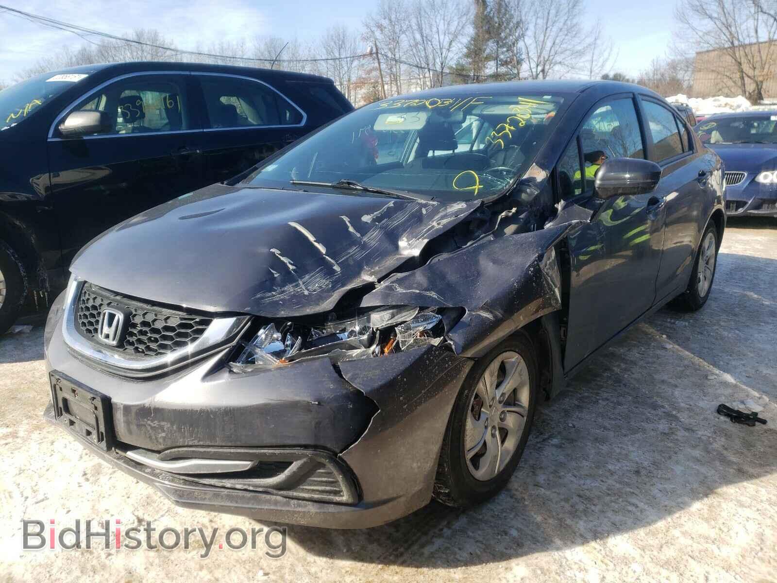 2014 HONDA CIVIC - VIN: 2HGFB2F54EH506020 - Фото 2