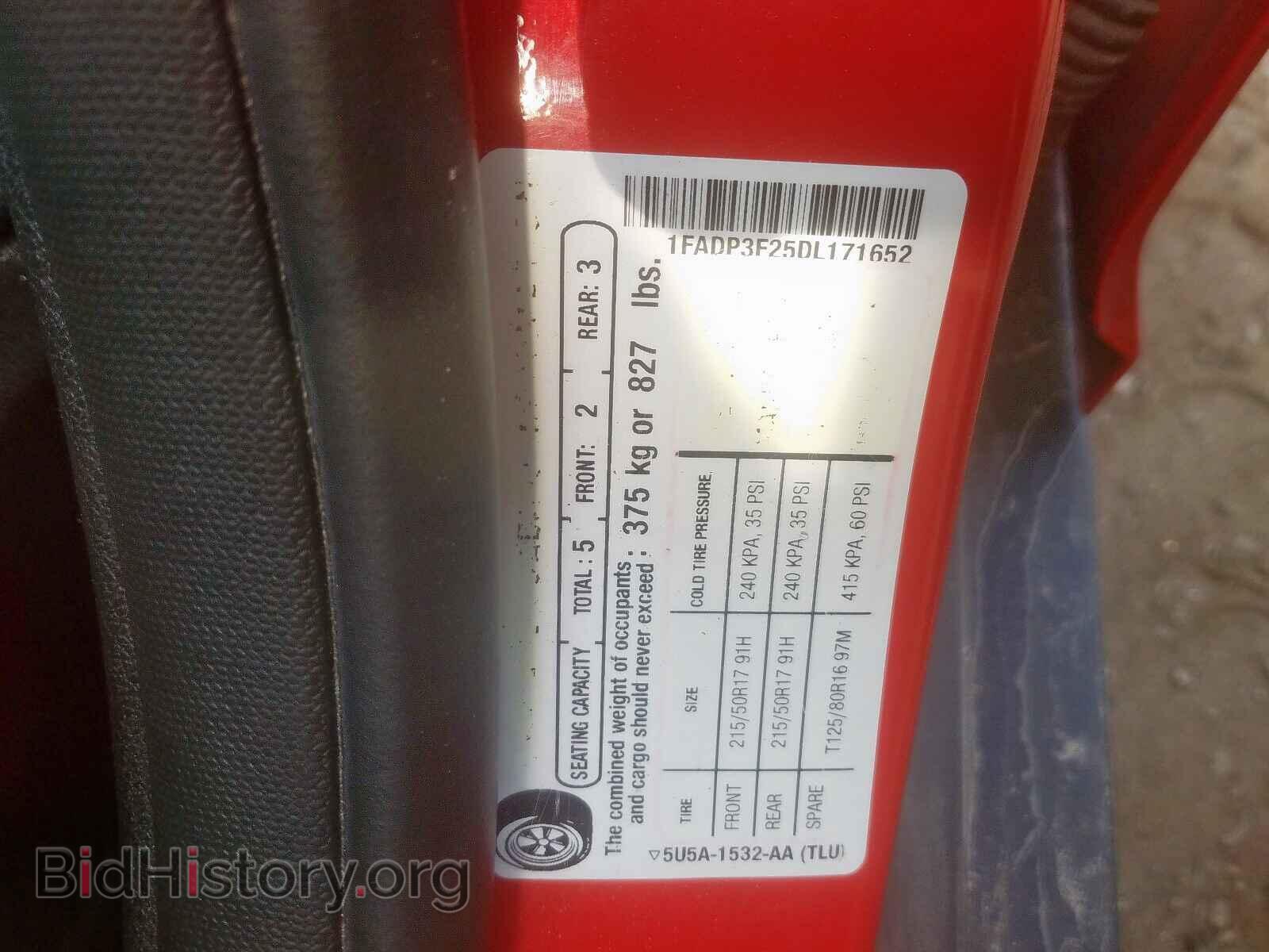 2013 FORD FOCUS - VIN: 1FADP3F25DL171652 - Photo 10