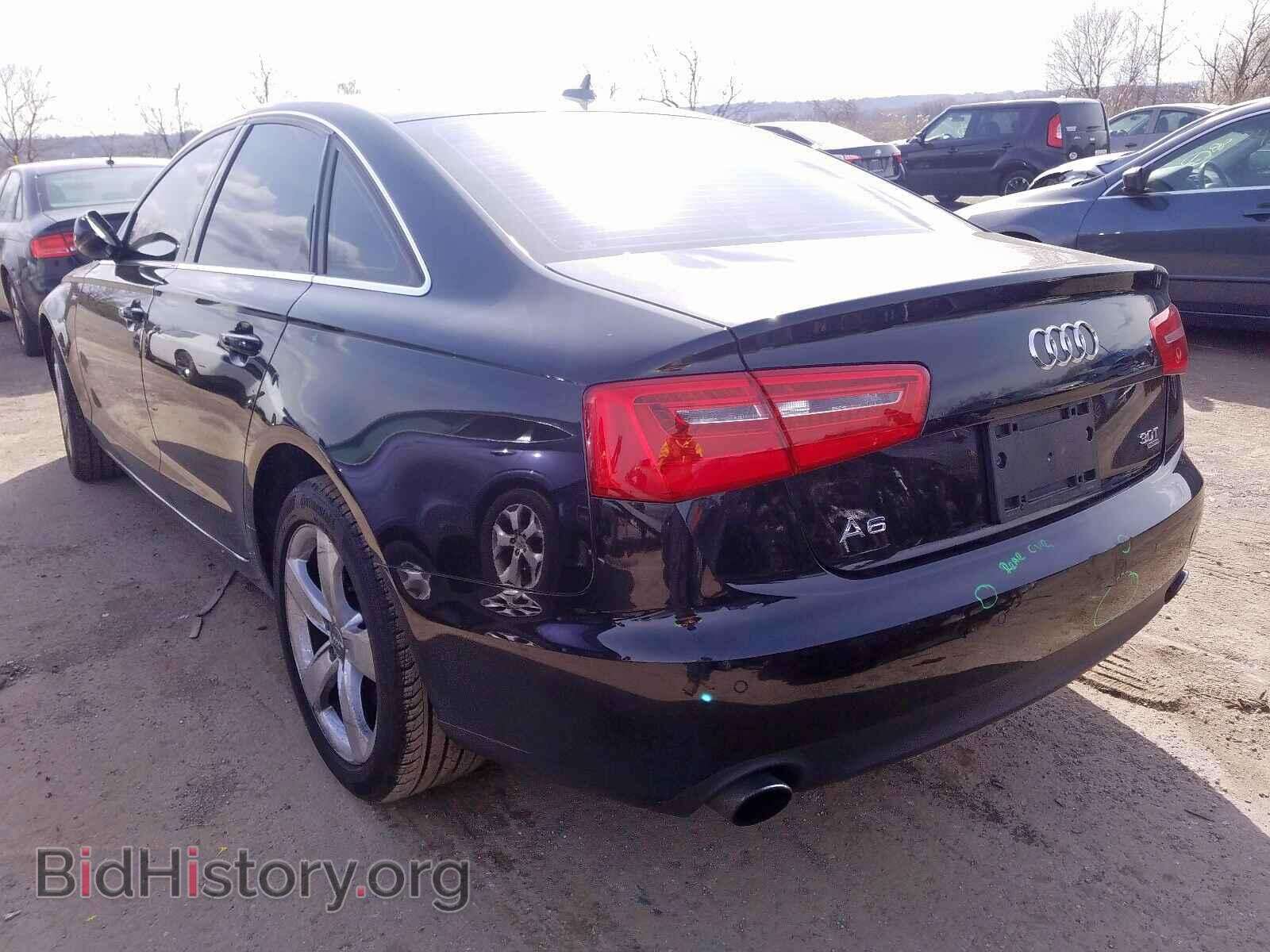 2012 AUDI A6 - VIN: WAUGGAFC9CN069954 - Фото 3