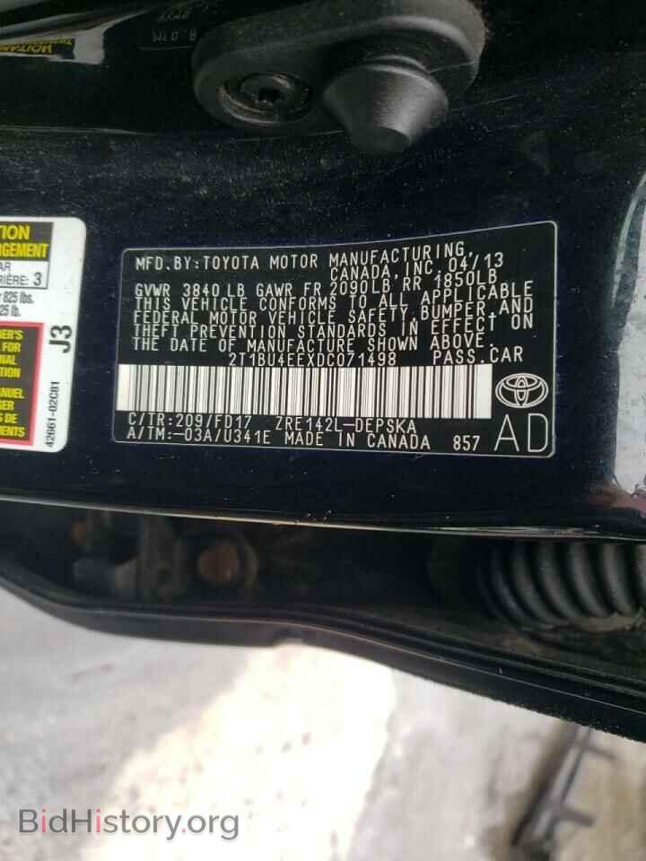 2013 TOYOTA COROLLA - VIN: 2T1BU4EEXDC071498 - Photo 10