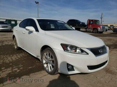 2011 Lexus IS IS 250, white — VIN JTHCF5C25B5048104, Copart