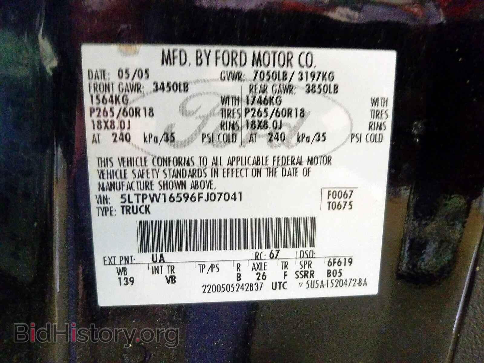 2006 LINCOLN MARK LT - VIN: 5LTPW16596FJ07041 - Photo 10