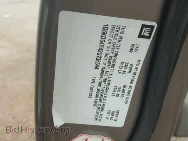 2002 CADILLAC DEVILLE - VIN: 1G6KD54Y42U236644 - Photo 10
