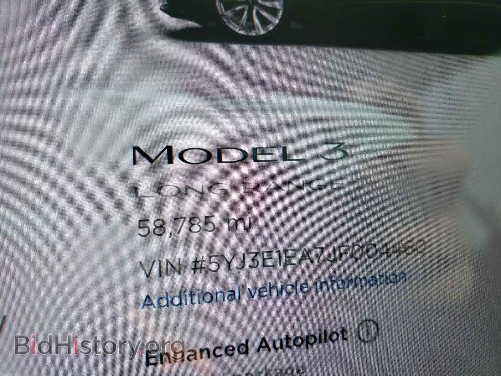 2018 TESLA MODEL 3 - VIN: 5YJ3E1EA7JF004460 - Фото 8