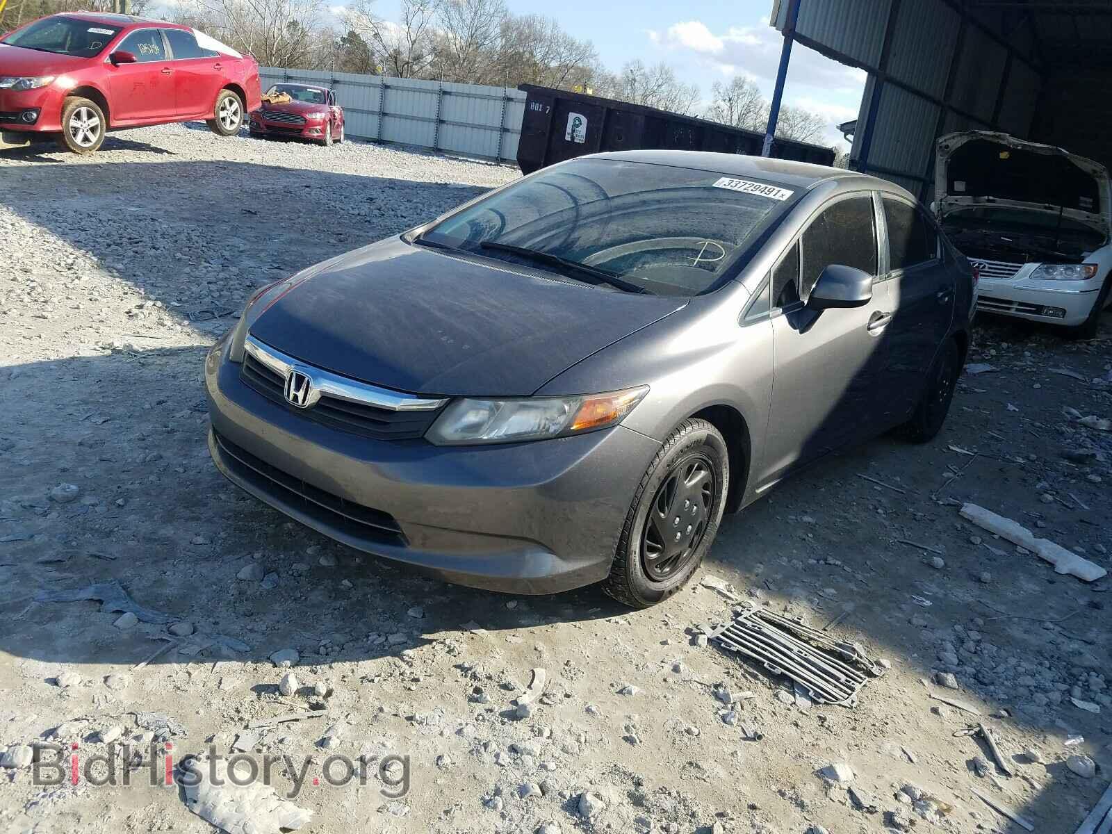 2012 HONDA CIVIC - VIN: 2HGFB2F51CH563126 - Фото 2