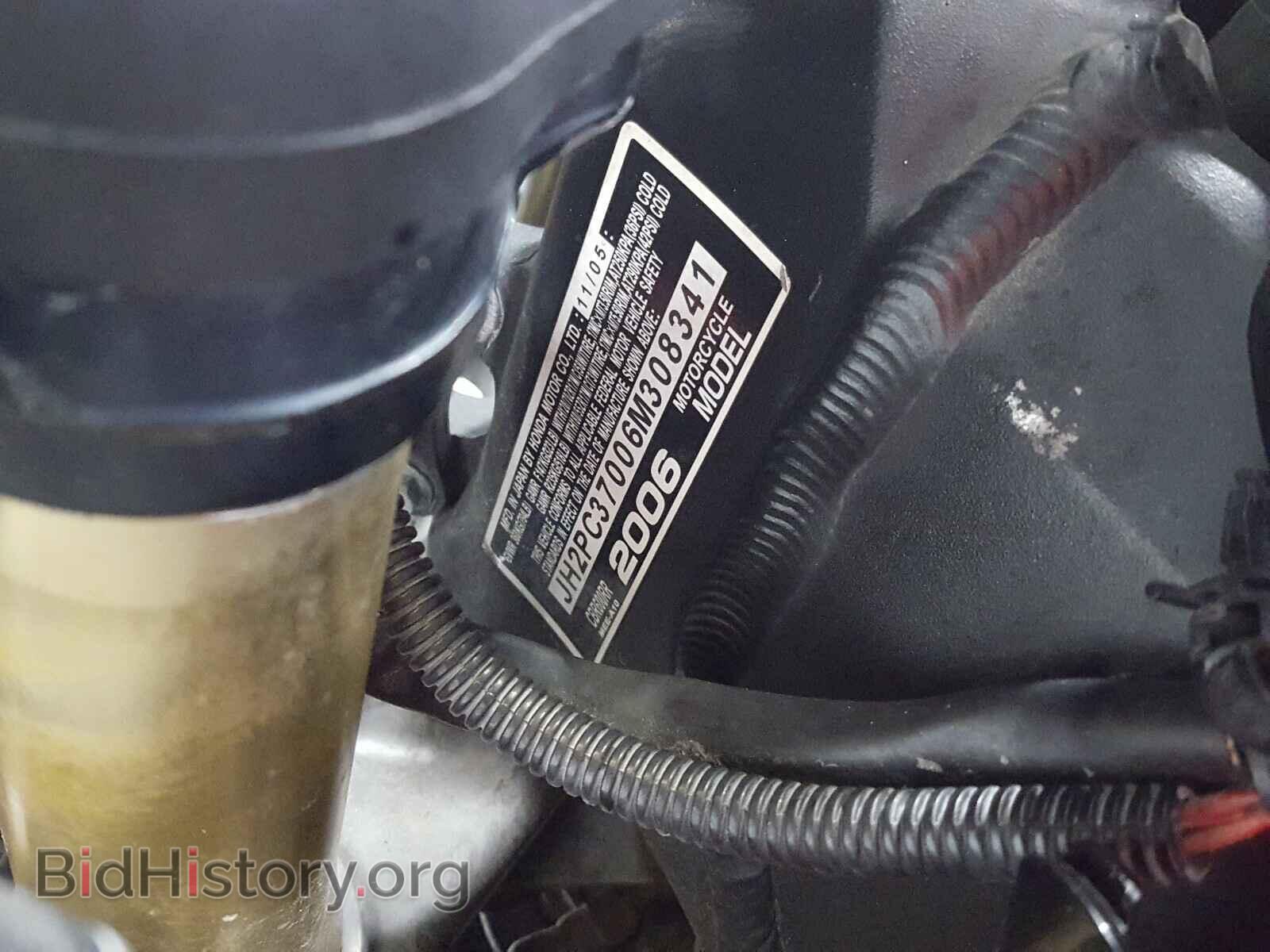 2006 HONDA CBR CYCLE - VIN: JH2PC37006M308341 - Фото 20