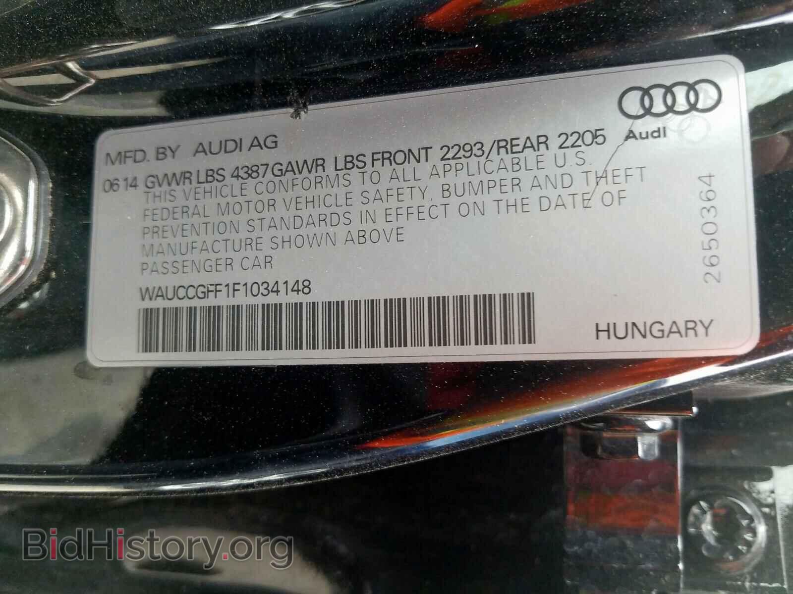 2015 AUDI A3 - VIN: WAUCCGFF1F1034148 - Photo 10