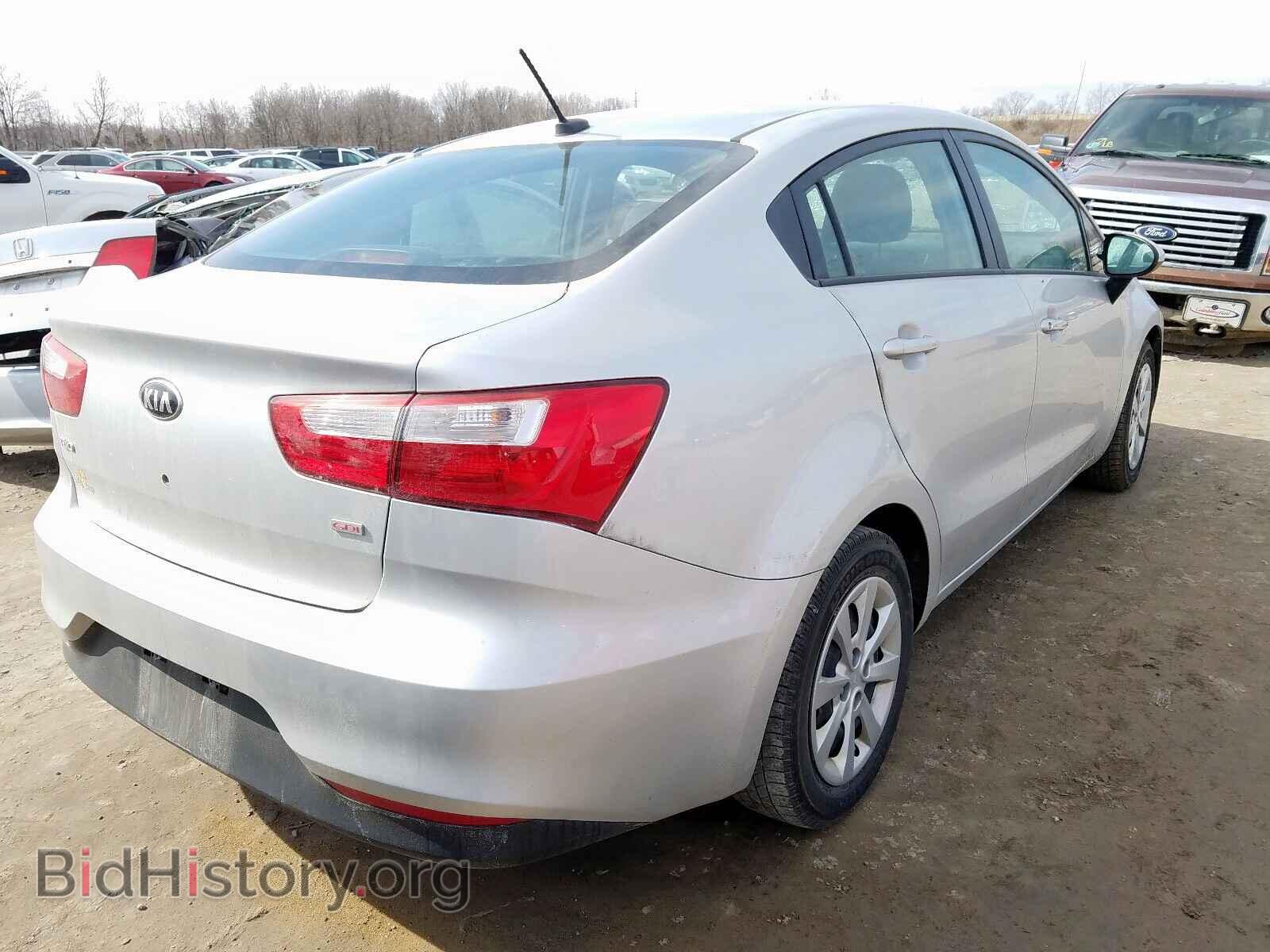 2016 KIA RIO - VIN: KNADM4A34G6669298 - Фото 4