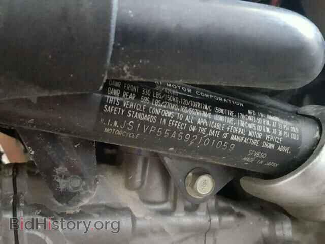 2009 SUZUKI SV650 - VIN: JS1VP55A592101059 - Фото 10