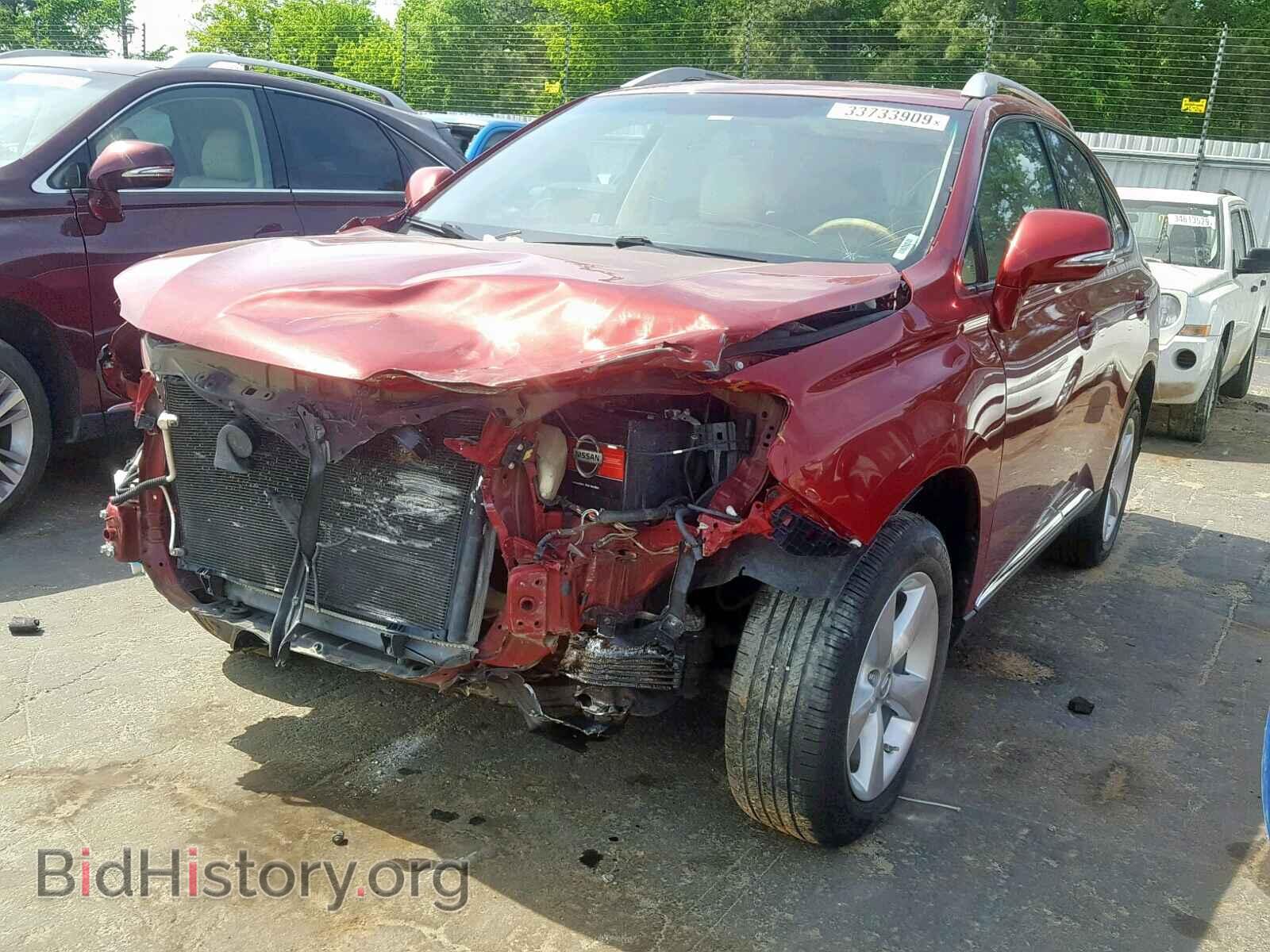 2011 LEXUS RX 350 - VIN: 2T2BK1BAXBC089417 - Фото 2