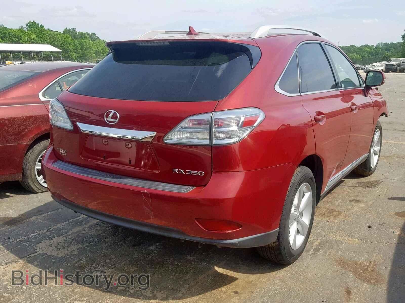 2011 LEXUS RX 350 - VIN: 2T2BK1BAXBC089417 - Фото 4