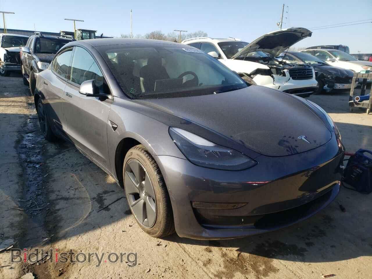 Photo 5YJ3E1EB2NF113424 - TESLA MODEL 3 2022