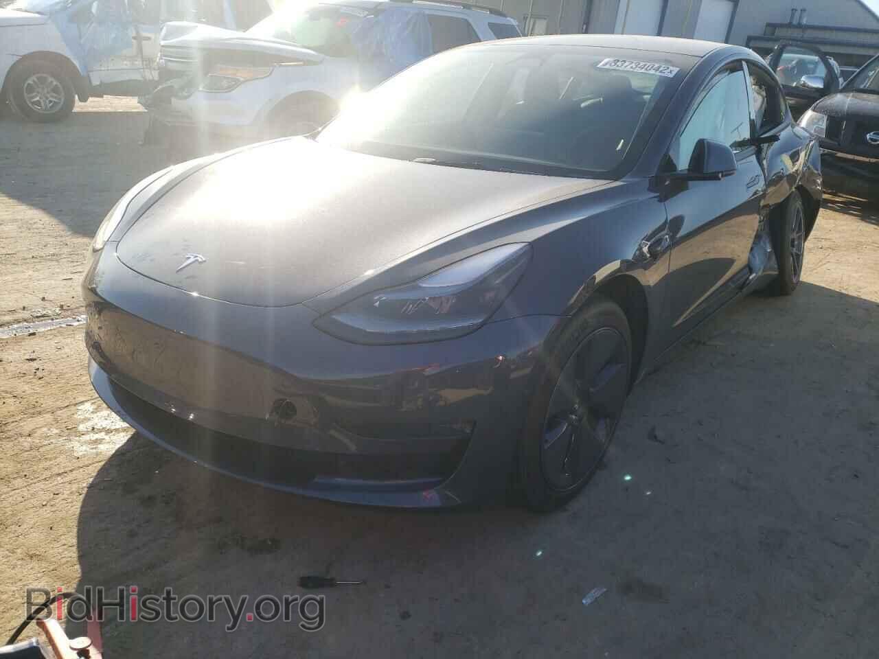 2022 TESLA MODEL 3 - VIN: 5YJ3E1EB2NF113424 - Фото 2