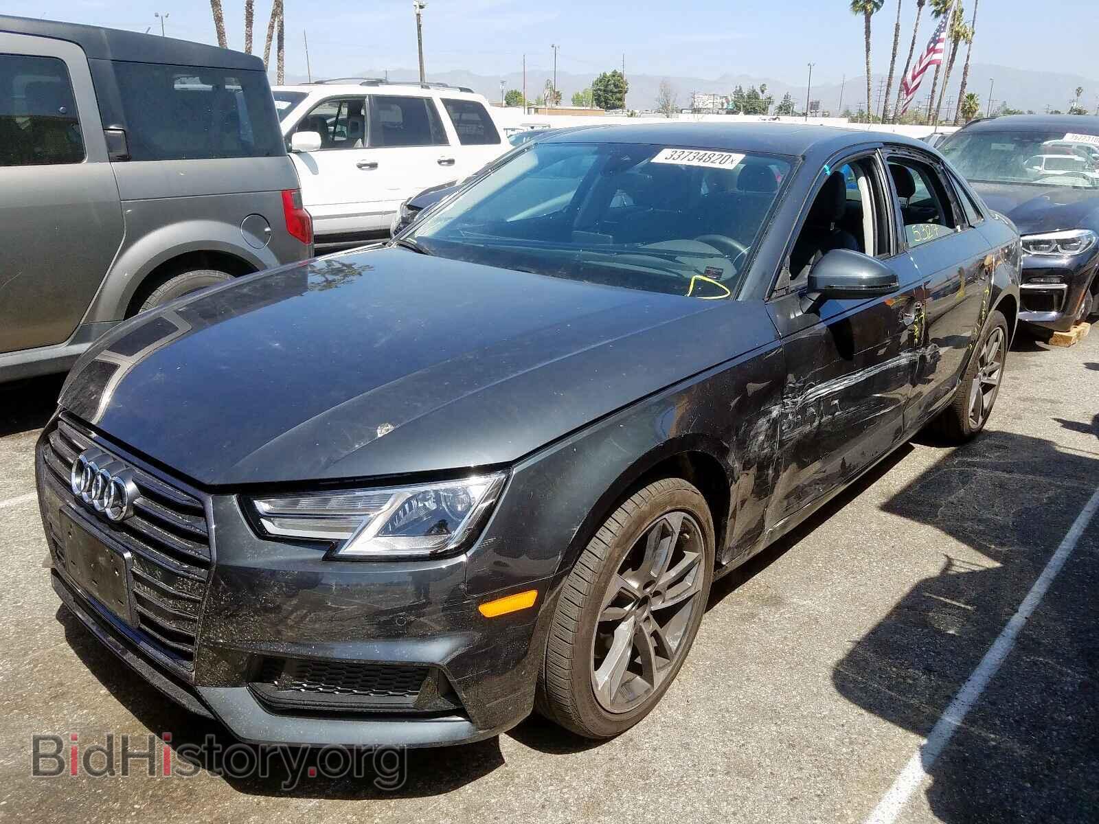 2019 AUDI A4 - VIN: WAUGMAF4XKN018124 - Фото 2