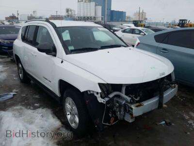 2014 Jeep COMPASS Compass SP, белый — VIN 1C4NJCBA7ED925014, Copart
