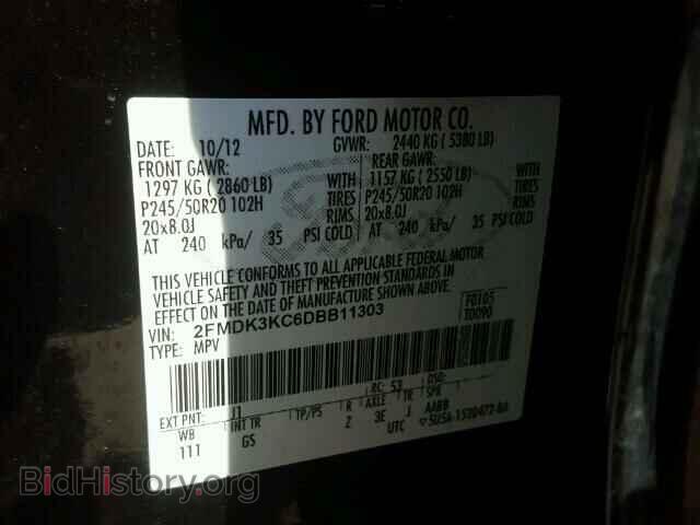 2013 FORD EDGE - VIN: 2FMDK3KC6DBB11303 - Photo 10