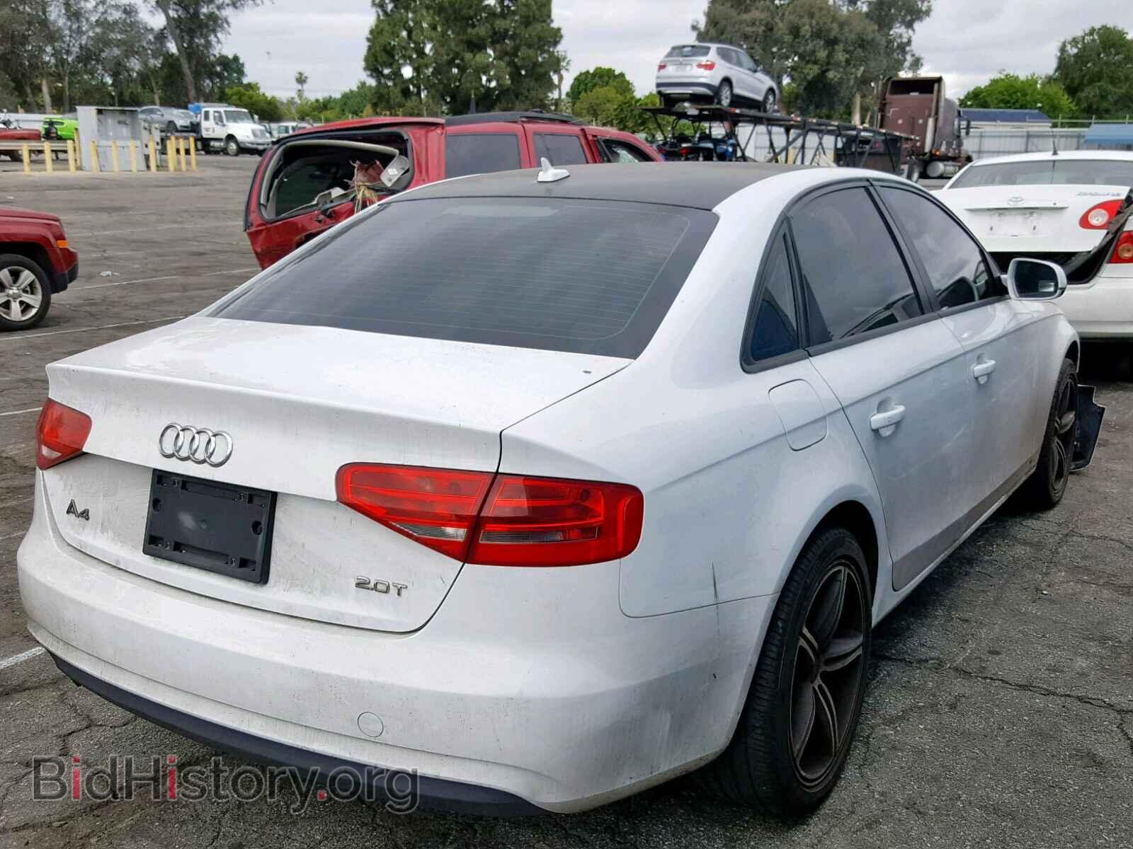 2013 AUDI A4 - VIN: WAUAFAFL4DN022874 - Фото 4