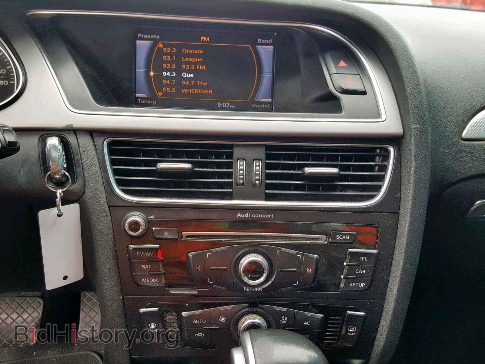 2013 AUDI A4 - VIN: WAUAFAFL4DN022874 - Фото 9