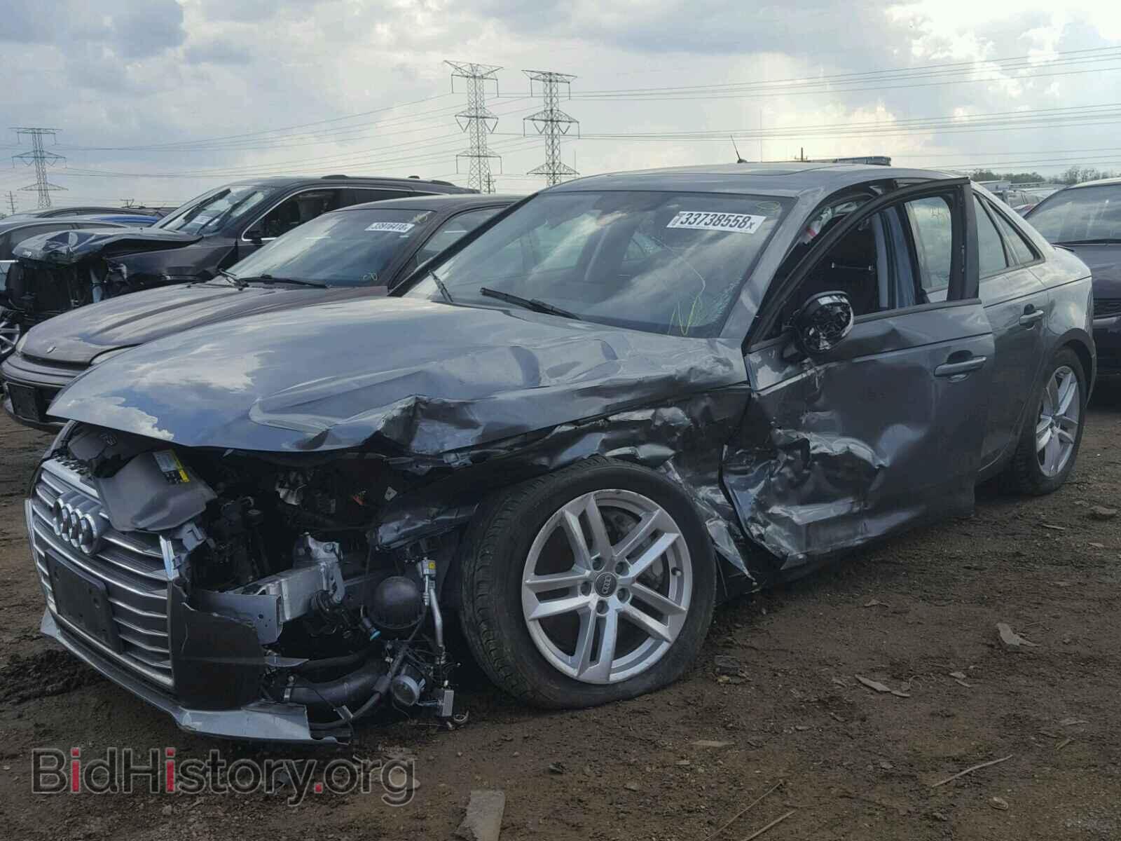 2017 AUDI A4 - VIN: WAUANAF42HN013110 - Фото 2