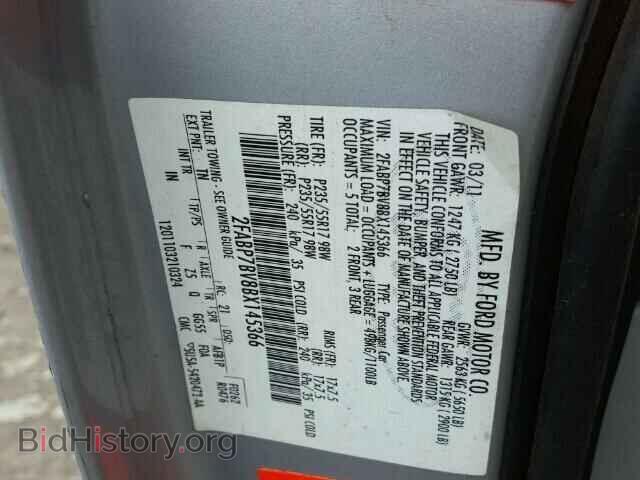 2011 FORD CROWN VIC - VIN: 2FABP7BV8BX145366 - Фото 10