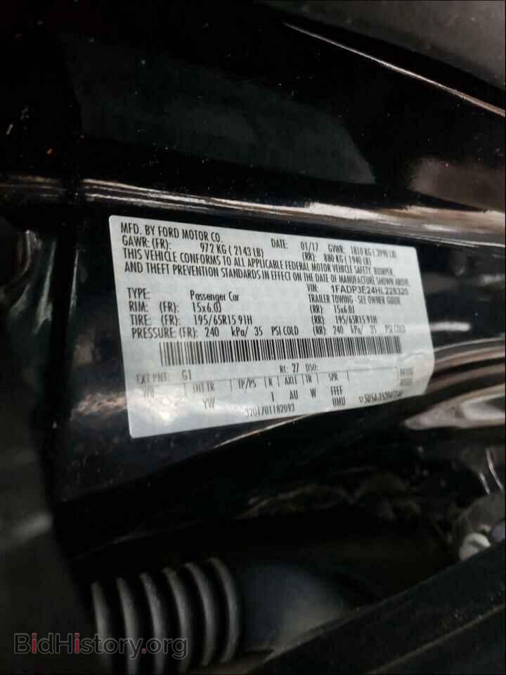 2017 FORD FOCUS - VIN: 1FADP3E24HL228320 - Photo 10