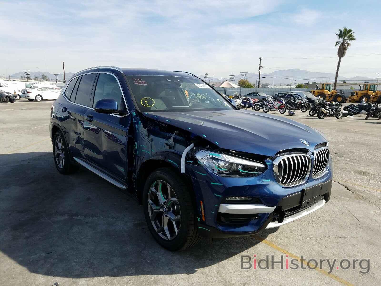 Фотография 5UXTY3C05M9E33612 - BMW X3 2021